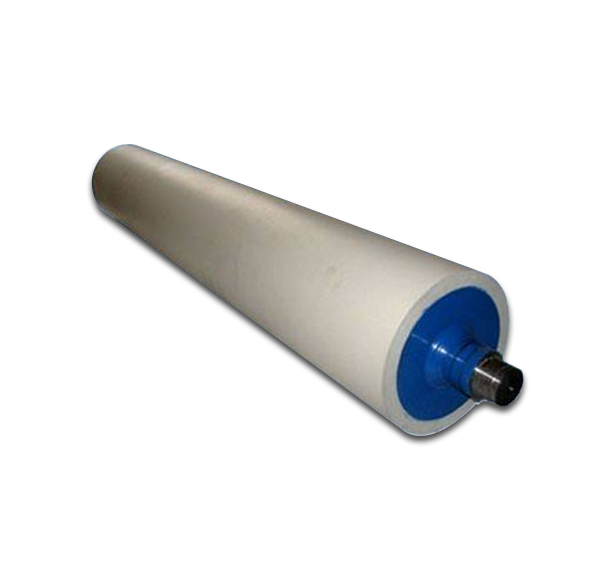 Solid silicone rubber roller